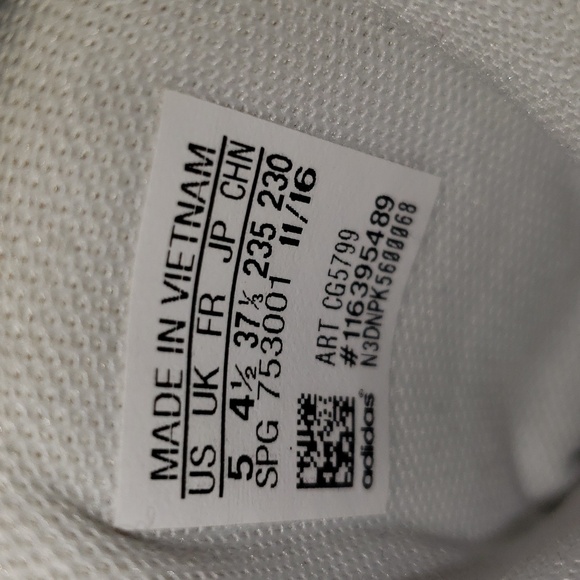 Adidas Neo Mid-Top Sneakers Size 5 - Picture 7 of 7